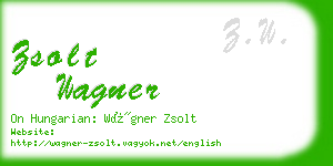 zsolt wagner business card